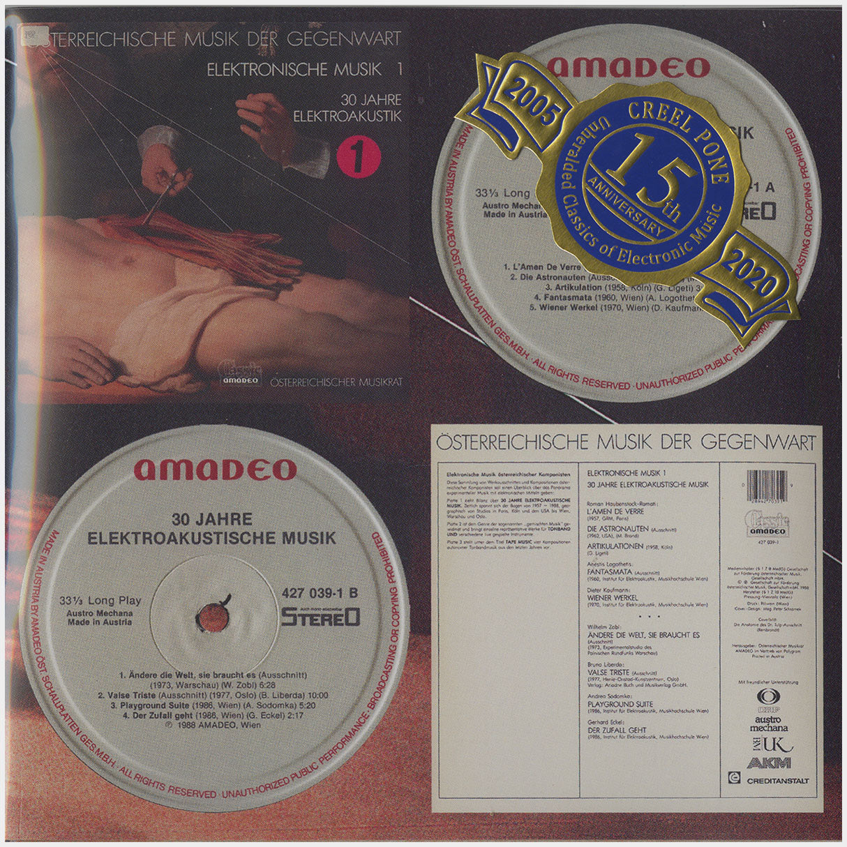 [CP 191-191.5 CD] Österreichische Musik Der Gegenwart, Elektronische Musik 1-3