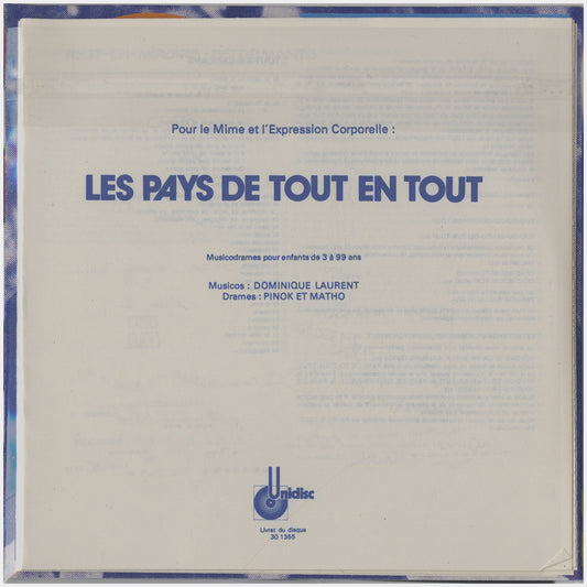 [CP 199.17 CD] Dominique Laurent; The Complete Pinok et Matho Soundtracks