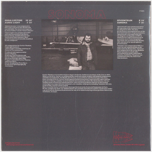 [CP 206 CD] Carter Thomas; Sonoma