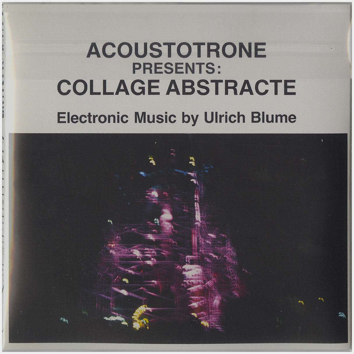 [CP 265 CD] Ulrich Blume; Ground Your Ears, Collage Abstracte