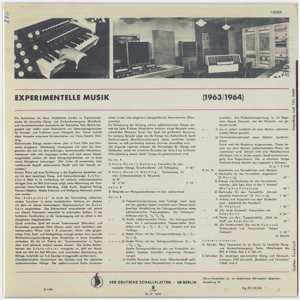 [CP 281.02 CD] Experimentelle Musik